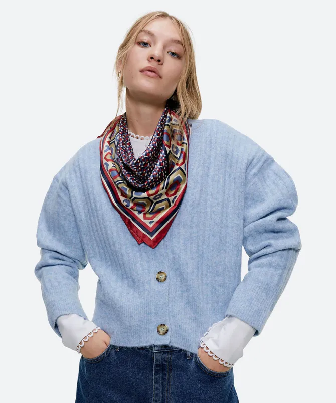 Geometric print Scarf - Image 2