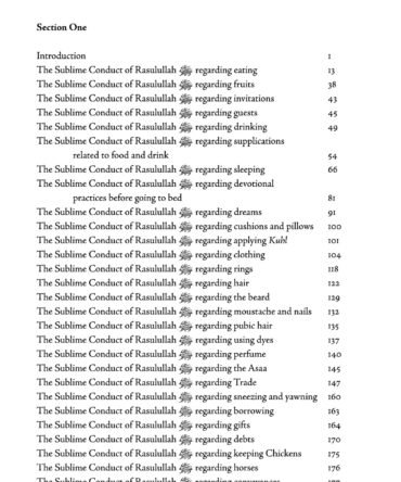 The Sublime Conduct of Rasulullah ﷺ