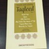 Towards Understanding Taqleed
