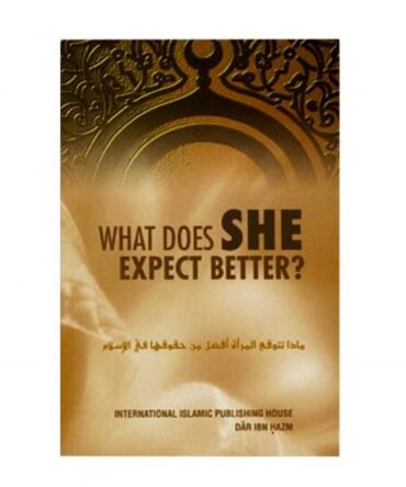 What Does She Expect Better? (P.B)